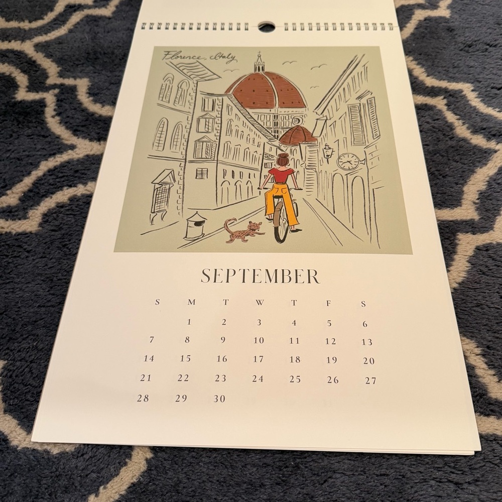Rifle Paper Co. Travel Sketchbook Calendar - Picture 10 of 13